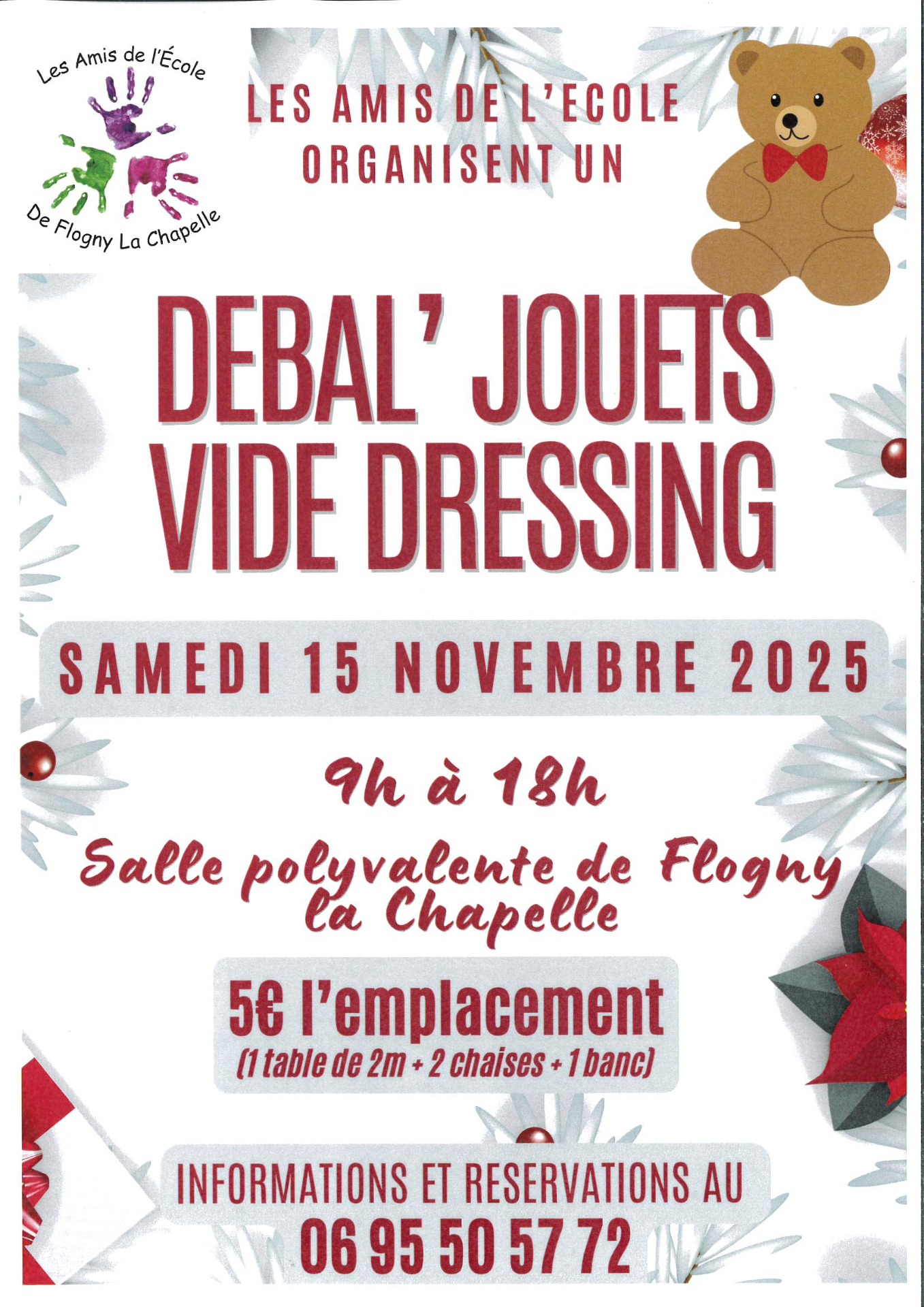 DEBAL' JOUETS/VIDE DRESSING le 15 novembre