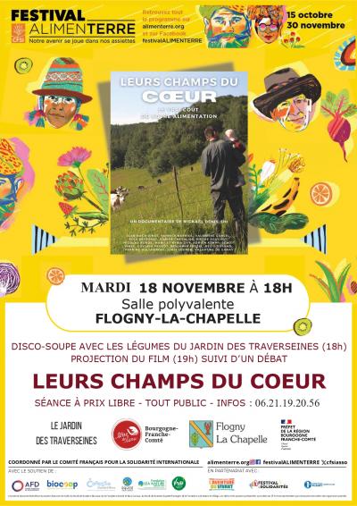 Festival alimentaire le 18 novembre salle polyvalente Flogny la Chapelle