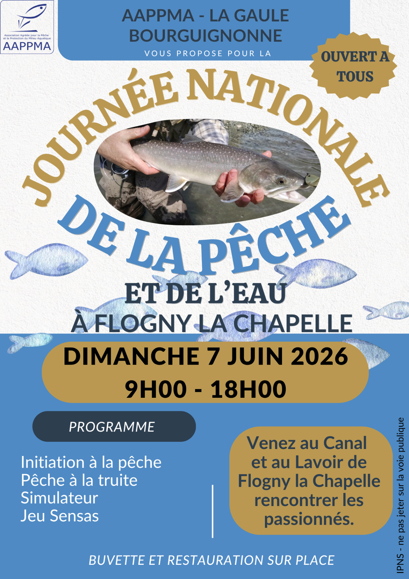 Journée nationale de la pêche le 7 juin