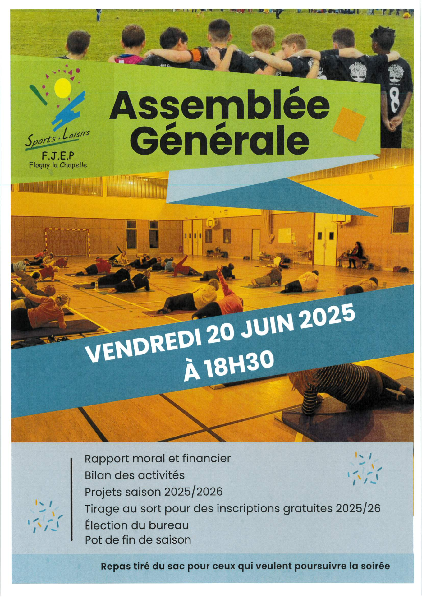 FJEP : Assemblée Générale le 20 juin à 18h30